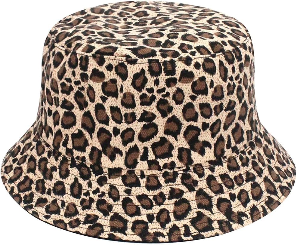Fischerhut — unisex, Leopardenmuster