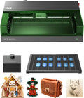 xTool S1 20W Lasergravurmaschine, Sicherheitsgehäuse, Präzise Positionierung, Autofokus, 600mm/s, 498x333mm Arbeitsbereich für Metall und Holz