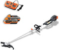 FUXTEC Akku-Motorsense FX-E2MSSET, 2x20V, 25,5–35cm Schnitt, 10kg, bis 6000 U/min, inkl. Akku & Ladegerät