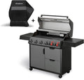 Enders Gasgrill Hyde 6 SIKR Turbo, Schwarz, Mit Abdeckhülle