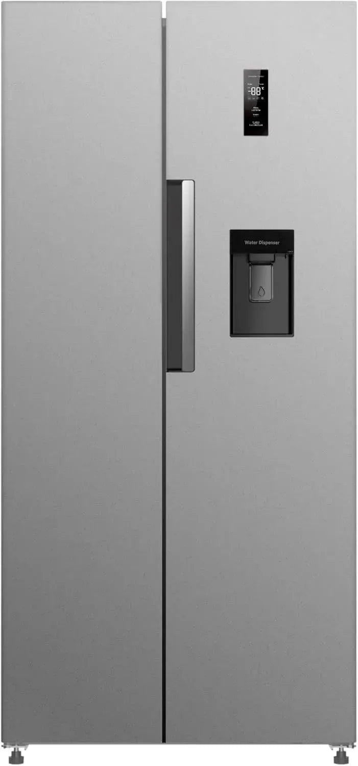 PKM SBS490NFWDIXJ Side-by-Side Kühl-Gefrierkombination, 276L Kühlung, 168L Gefrieren, E Energieklasse, NoFrost, Schnellgefrierfunktion, Touch-Display, Wasserspender