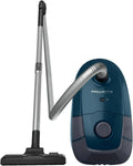 Rowenta Power XXL Beutelstaubsauger, Dunkelblau/Grau, hohe Saugkraft