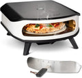 cozze® Gas-Pizzaofen mit rotierendem Stein und LED-Leuchte, 6,0 kW, inklusive Regler und Schlauch, ideal für knusprige Pizzen im Freien