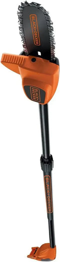 Black+Decker 18V Teleskop-Astsäge für hohe Bäume, 4m Reichweite, 17 cm Schnittstärke, 20 cm Schwert, ohne Akku