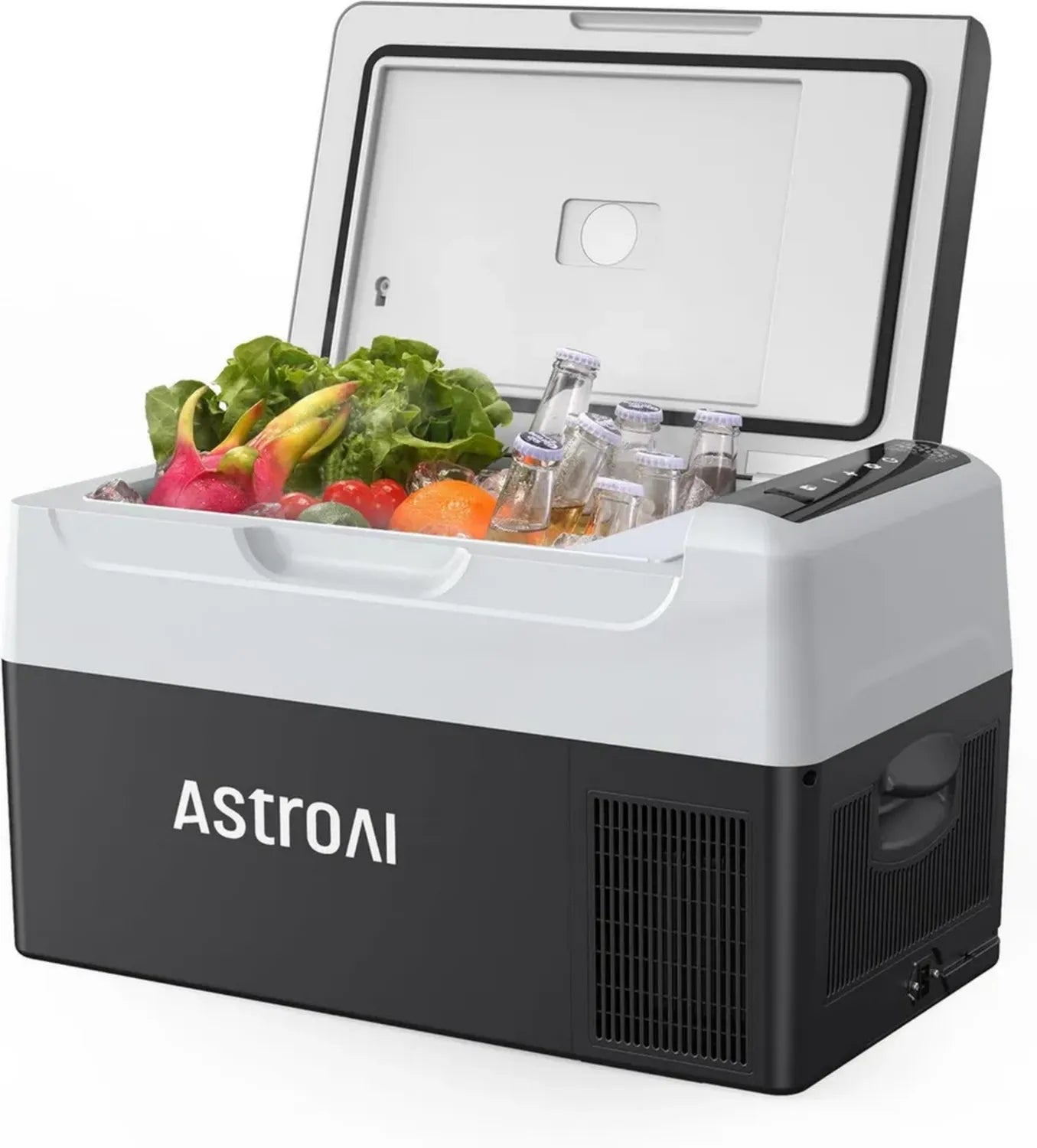 AstroAI tragbare Elektrische Kühl- und Gefrierbox, 22L, 12/24V und 230V, geeignet für Auto, LKW, Boot und Wohnmobil