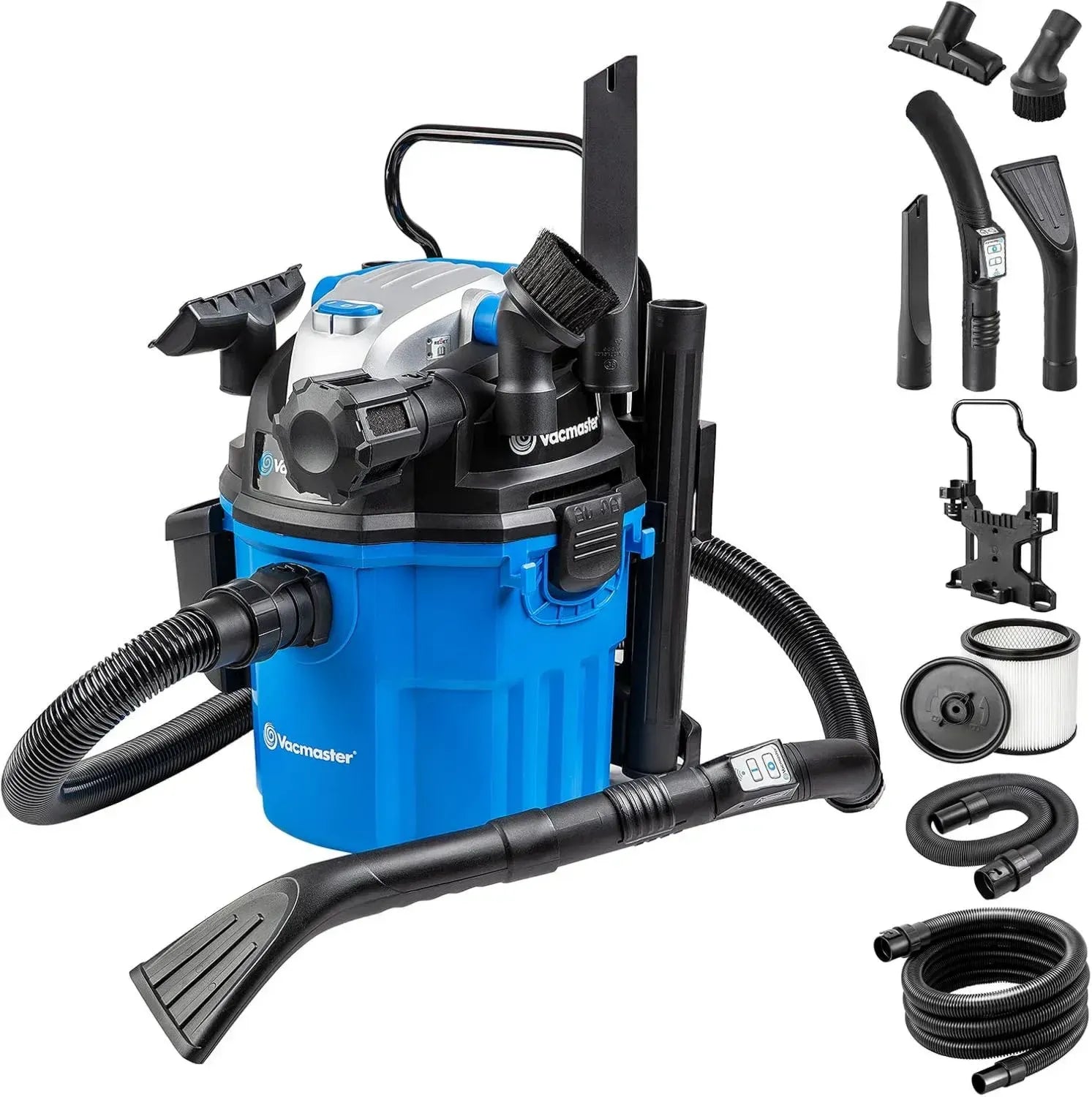 Vacmaster WM1518R 1500W 18L Nass-Trockensauger mit Blasfunktion für Haushalt und Auto