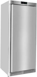 METRO Professional Edelstahlschrank 240L, statische Kühlung, 300W, mit Schloss, Silber
