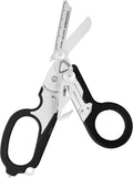 Leatherman Raptor Rettungsschere - Klappschere mit Gurtschneider und Glasbrecher für Notfallsituationen - Ideal für Rettungskräfte und Feuerwehr - Schwarz mit Molle-Holster