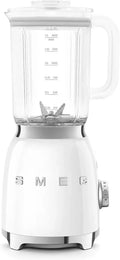 Smeg Standmixer 1,5 l, 800W, 4 Geschwindigkeiten, Weiß, mit Automatikprogrammen und Doppelklinge