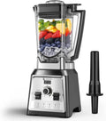AMZCHEF Hochleistungs-Standmixer 2000W, 2L - 8 Geschwindigkeiten & 4 Programme