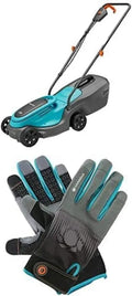 Gardena PowerMax Akku-Rasenmäher 30 cm Schnittbreite + Gerätehandschuh XL