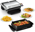 Tefal Kontaktgrill OptiGrill & Bake mit Backschale und 6 Automatikprogrammen
