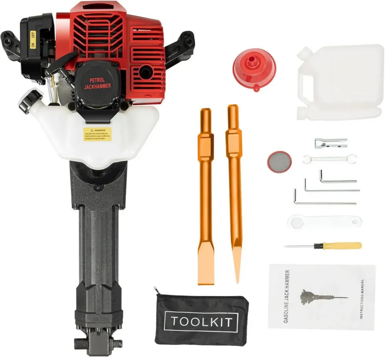 Leistungsstarker 52CC Abbruchhammer mit 1.9KW, 55J für Beton und Stein