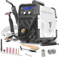 STAHLWERK 3-in-1 Schweißgerät MTM-200 ST – Inverter für WIG, MIG/MAG, MMA bis 200 A, Synergiefunktion, 4-Rollen-Drahtvorschub, geeignet für Fülldraht und Stahl