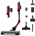 Rowenta X-Force Flex 9.60 kabelloser Staubsauger, leistungsstark, mit LED-Licht, langlebiger Akku, rot