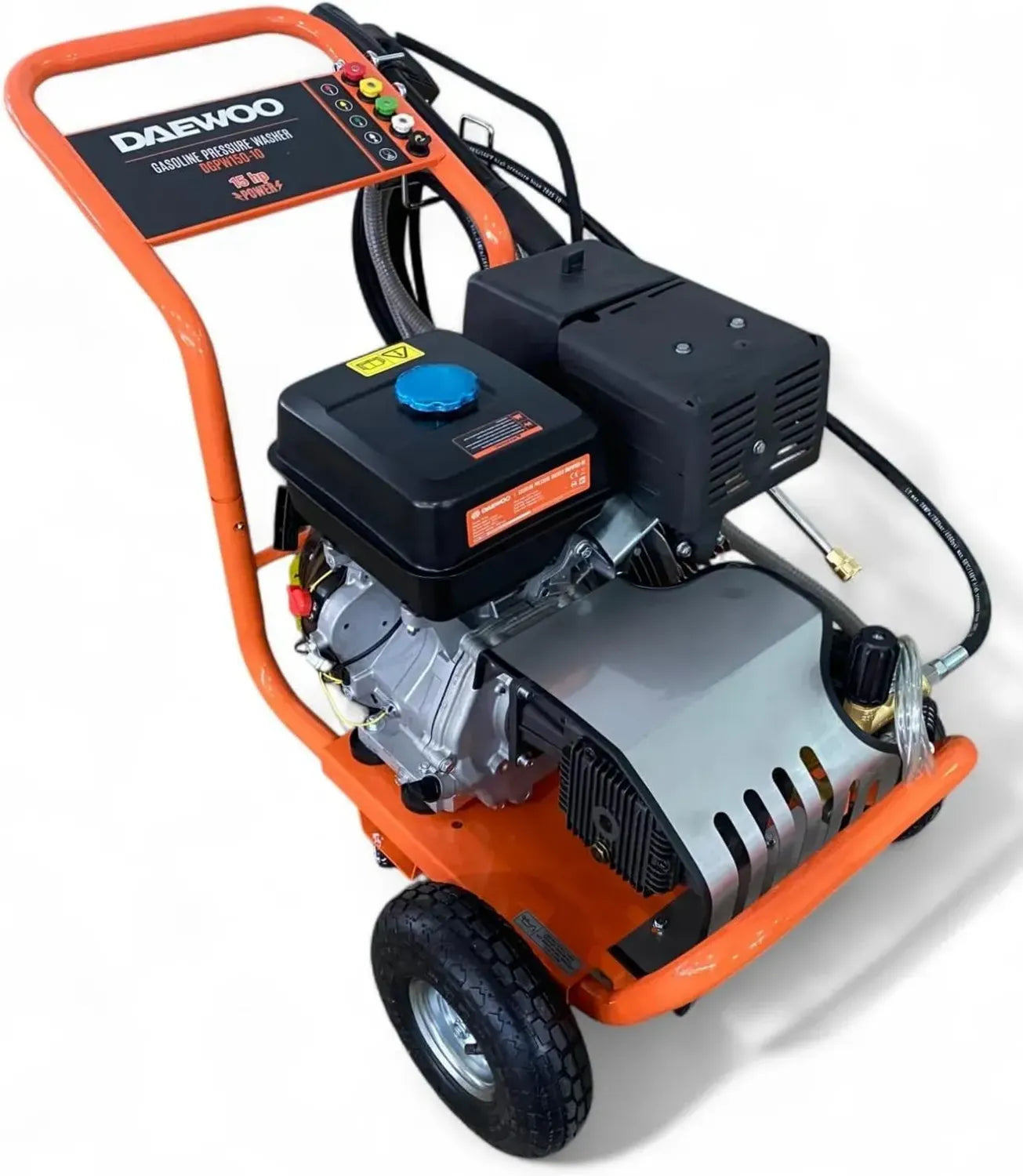 Leistungsstarker Hochdruckreiniger 15PS mit 420cm³ Motor, 250 bar Druck, 10m Schlauch und 5 Düsen