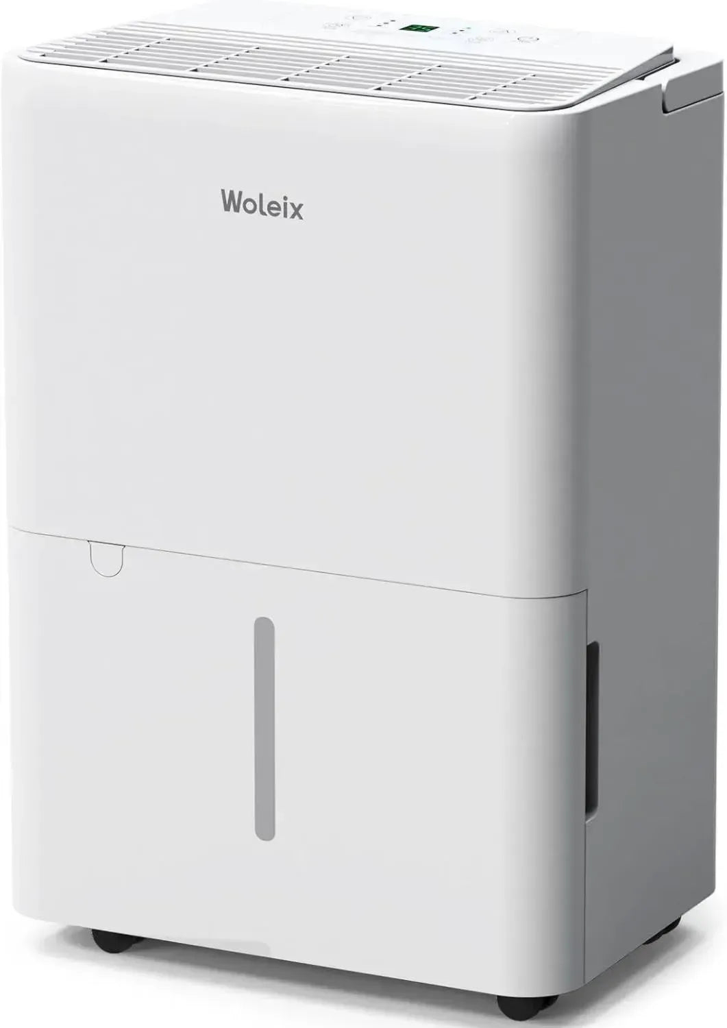 Elektrischer Luftentfeuchter 20L, für Kellerräume bis 150m³, leiser Betrieb 39dB, mit Ablaufschlauch, Timer und Filter, 10 Jahre Garantie