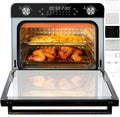 XXL Heißluftfritteuse mit Rotisserie 36L – 16-in-1 Multifunktions-Tischofen mit LED-Display und 7 Zubehörteilen