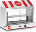Effizienter Hot Dog Steamer mit 2400 W Leistung für 100 Würstchen und 300 Brötchen