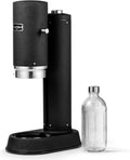 Aarke Pro Wassersprudler mit Glasbehälter, Mattschwarz