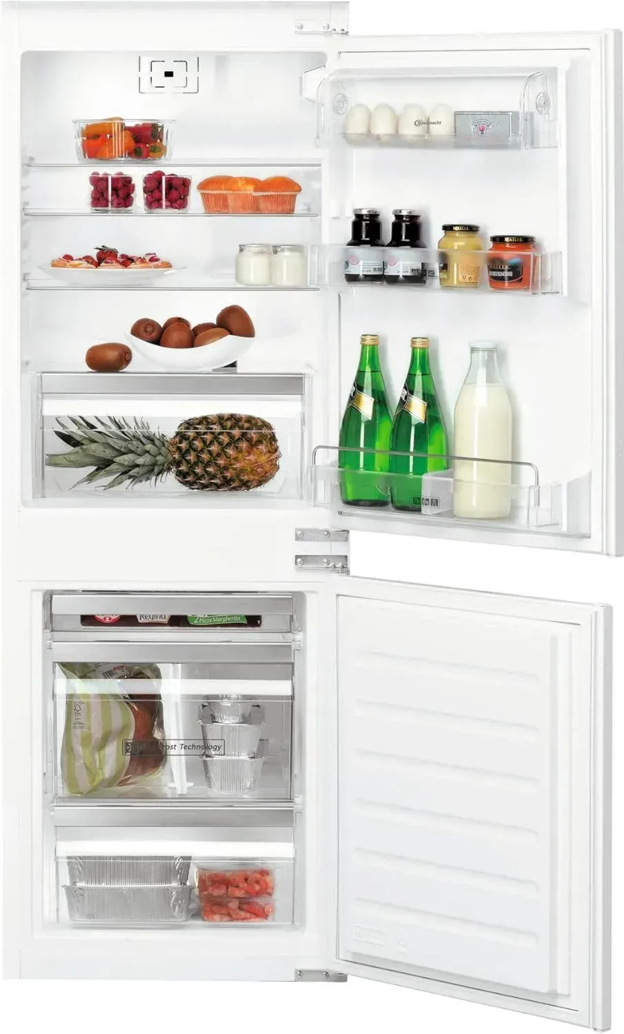 Bauknecht Einbau-Kühl-Gefrierkombination, 232 L, StopFrost & ProFresh, Abtauautomatik, Weiß