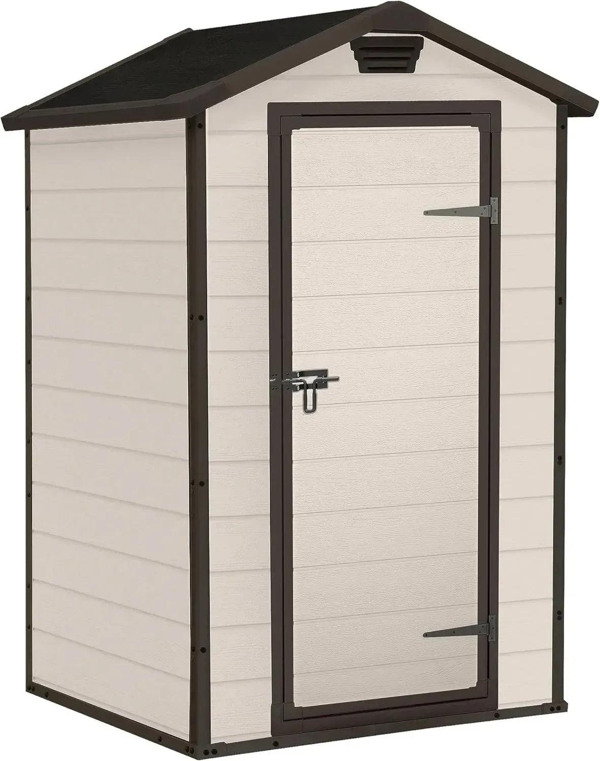 Keter Gartenhaus Manor 4x3, Beige, 1,76m³ Volumen, wetterbeständig