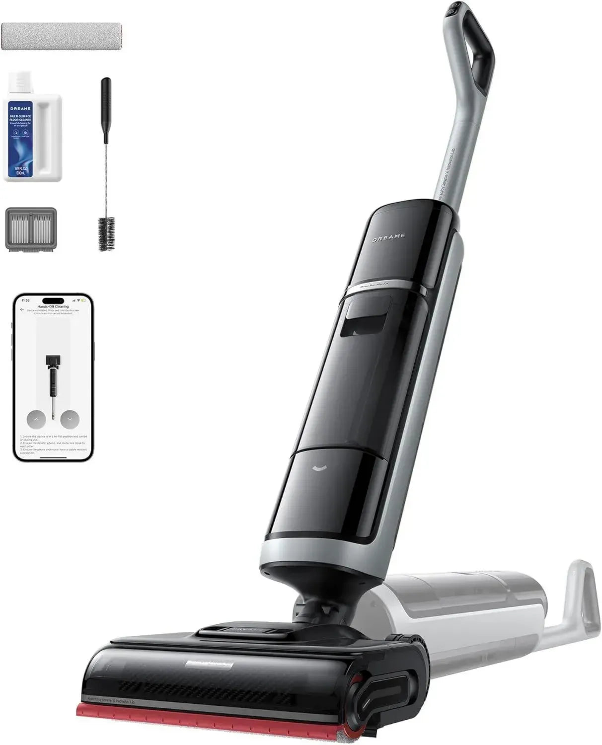 Dreame H15 Pro Dampfsauger mit AI Technologie, 22000 Pa, App-gesteuert