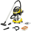 Kärcher Multifunktionssauger WD 6 P S V mit Langstreckenkabel & Saugschlauch, 1300W Leistung, 30l Edelstahlbehälter