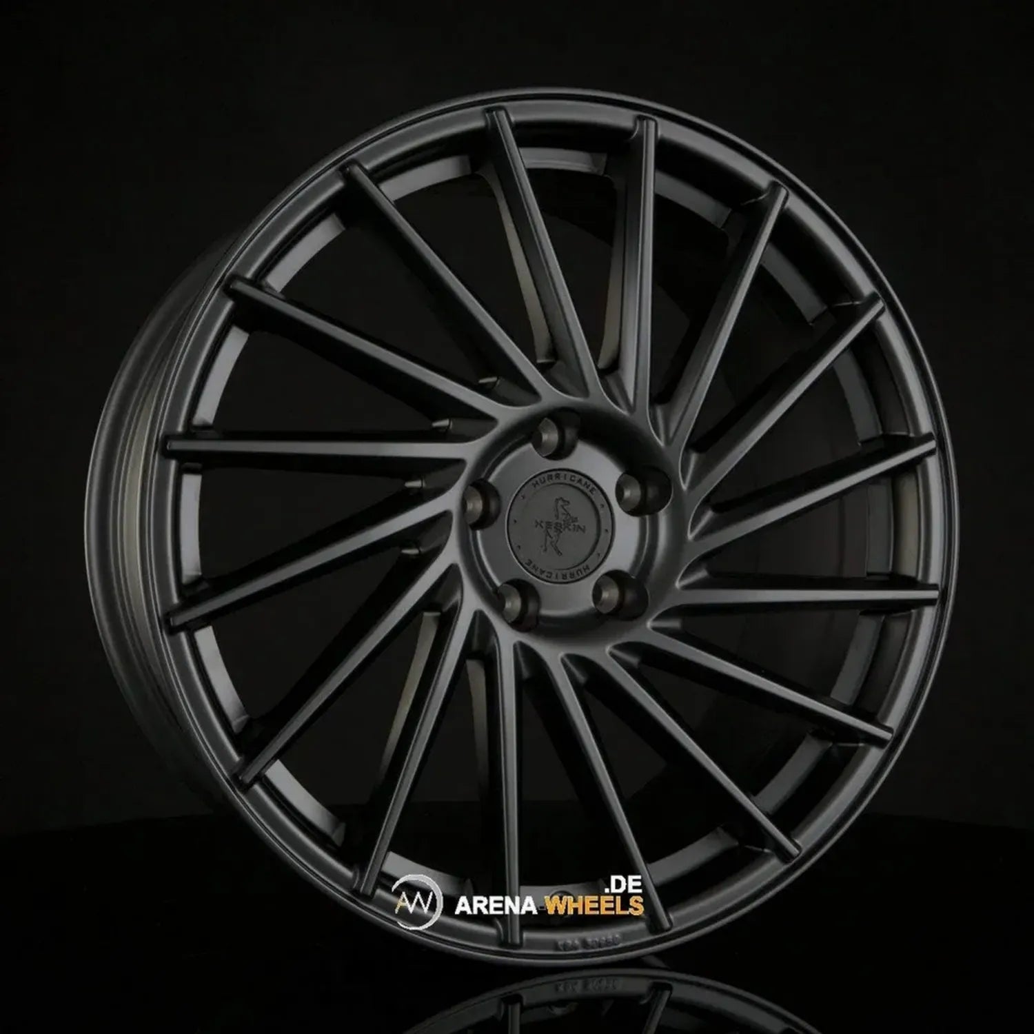 KESKIN KT17 8,5x19 ET30 Alufelge in Matt Schwarz, 5x112, Nabenloch 72,6 mm