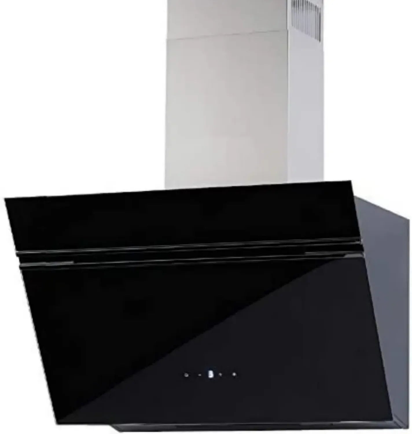WOLKENSTEIN Wandhaube W S5-60 ABTZ, 60cm, Abluft/Umluft, Schwarzes Glas, 623 m³/h