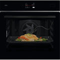 AEG Multifunktionsofen 70L, 25 Funktionen, Dampfreinigung, Automatikprogramme, Thermalsonde, WLAN, Schwarz