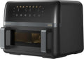 Mova AeroChef FD20 Pro Heißluftfritteuse, 9L Dual-Zonen-Garen, SyncFinish, 2700W für schnelles Braten, 40-230°C Temperaturbereich, Umluft