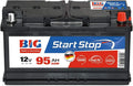Leistungsstarke AGM Autobatterie 12V 95Ah für Start-Stopp-Systeme