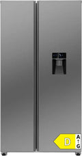 Bomann Side-by-Side Kühl-Gefrierkombination mit Wasserspender, NoFrost, 177 cm, Energieklasse D, 5 Jahre Garantie