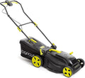 Kabelloser Rasenmäher 36V mit Schnellladegerät, 38 cm Schnittbreite, Mulchfunktion, bürstenlosem Motor, 36L Grasfangkorb, 5-fache Schnitthöheneinstellung