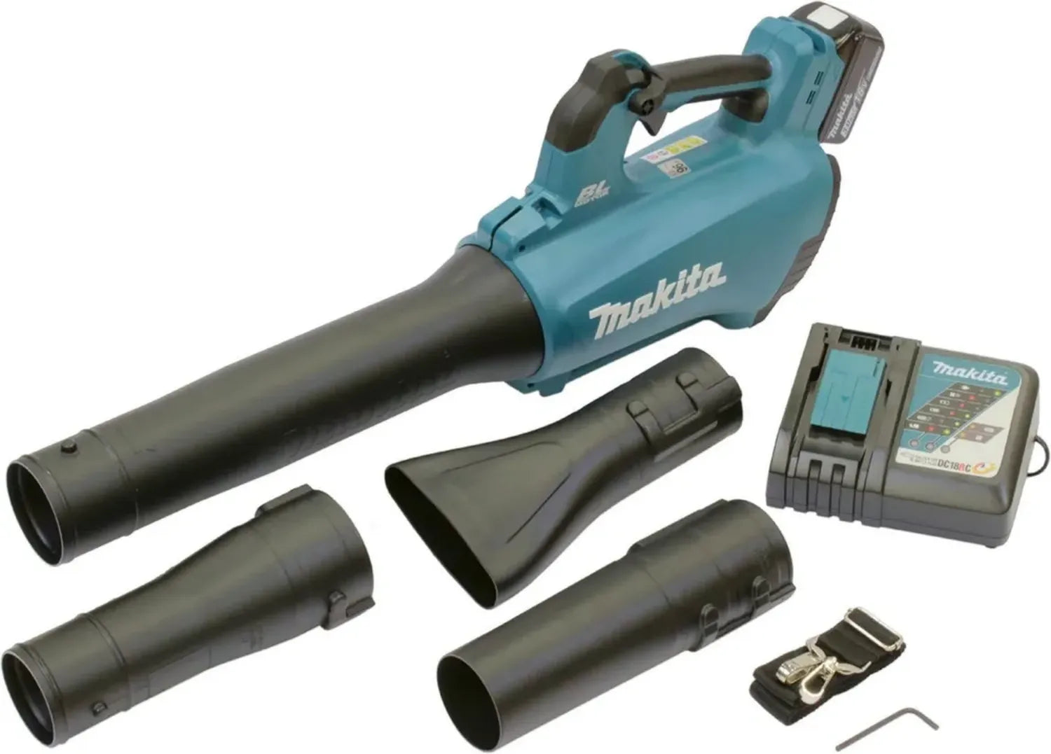 Makita DUB184RF Akku-Gebläse 18V, inkl. 3,0 Ah Akku und Ladegerät