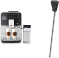 Melitta Caffeo Barista T Smart F830-101: Kaffeevollautomat mit App-Steuerung und Edelstahl-Milchlanze, Silber/Schwarz