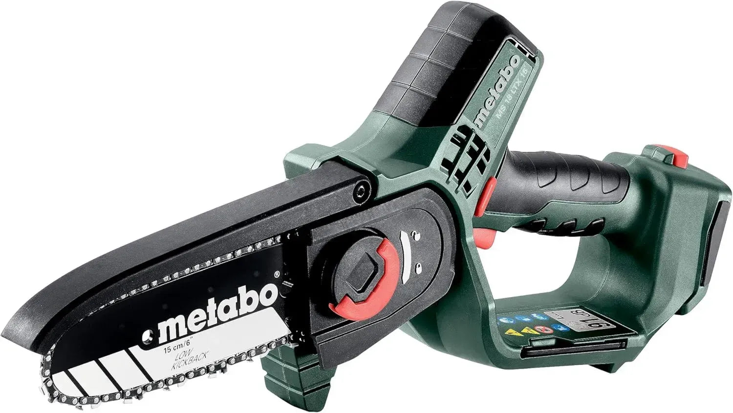 Metabo Akku-Astsäge 18V, 15 cm Schwert – Perfekt für Baumpflege, hohe Leistung, leicht und tragbar