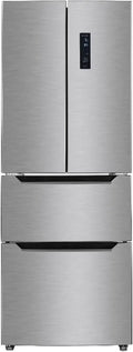 PKM Frenchdoor Kühlschrank 320L NoFrost TouchControl, Edelstahl
