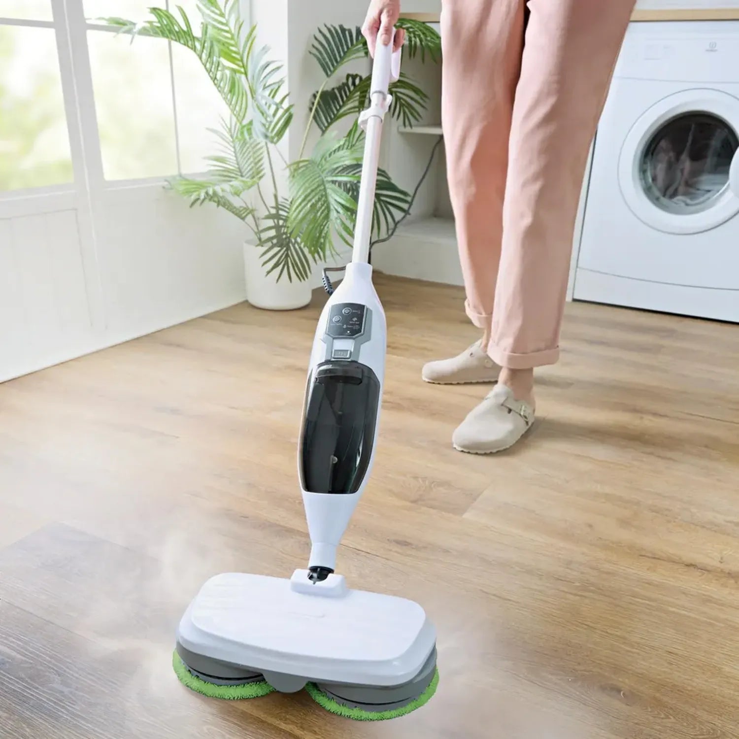 3 PAGEN® 2-in-1 Dampfreiniger Mopp mit 10-teiligem Zubehör – 1300W Boden- und Handdampfreiniger für vielseitige Anwendungen