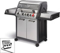 Enders Gasgrill MONROE PRO 4 SIK TURBO mit Infrarotbrenner und Seitenkocher