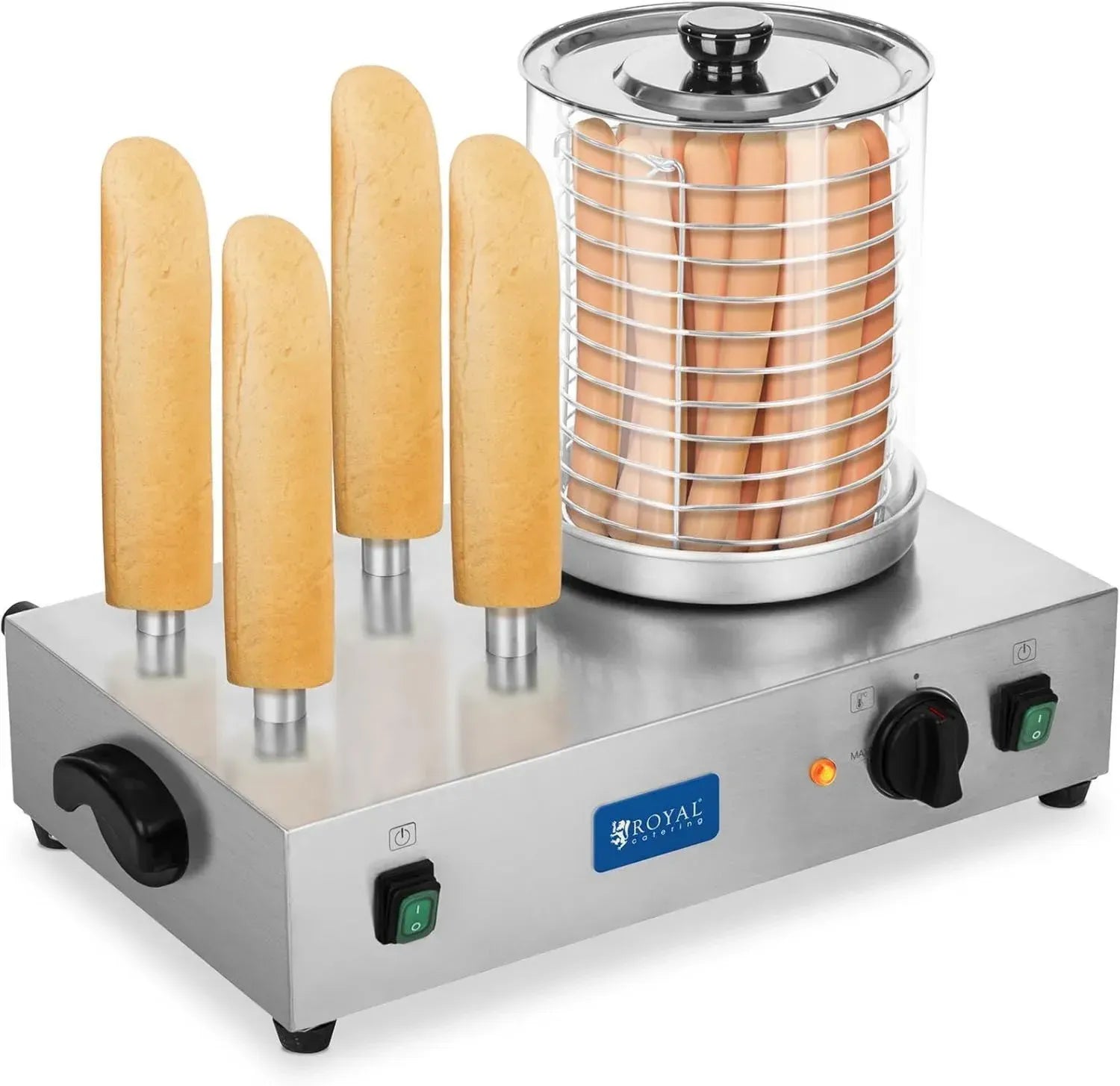 Gewerbliche Hot Dog Maschine 1100W - RCHW 2300