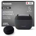 Panasonic ES-PV3B Nass- und Trockenrasierer, 5-Klingen-System mit Bartsensor, USB-C, Anthrazit