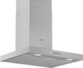 Bosch DWB66BC50 Serie 2 Wand-Dunstabzugshaube 60 cm, Umluft & Abluft, deutsche Qualität, LED-Licht, einfache Bedienung, 3 Stufen, spülmaschinenfester Metallfilter