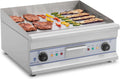 Profi Tisch-Elektrogrill mit Edelstahlplatte 6400 W, Spritzschutz & Ablaufsystem