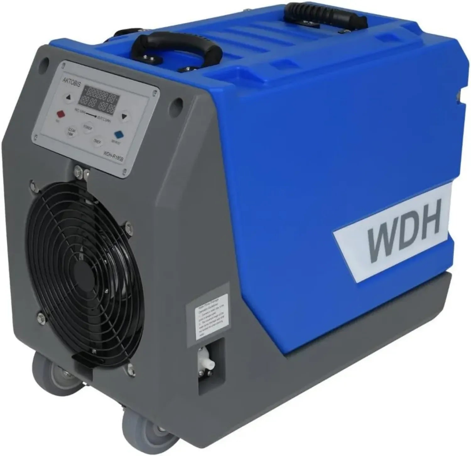 Hochleistungs-Bautrockner WDH-R180B, Elektrischer Luftentfeuchter bis 70L/Tag