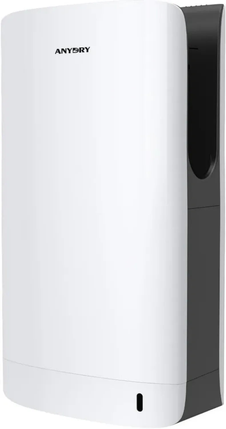 anydry 2065 Hochleistungs-Händetrockner mit doppelseitigem Luftstrom und HEPA-Filter, ABS Weiß