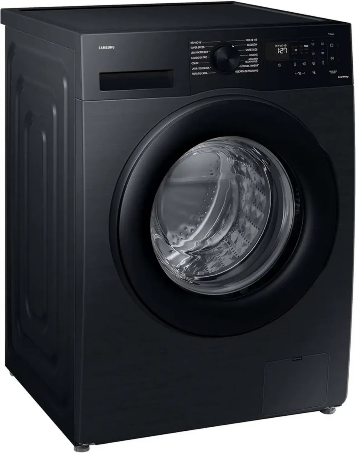 Samsung 11 kg Waschmaschine, 1400 U/min, Energieklasse A, AI Ecobubble, SmartThings, SuperSpeed, Hygiene-Dampf, Schwarz