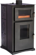 Joima Vitta Nature Pelletofen mit integriertem Backofen, stromlos, 8 kW