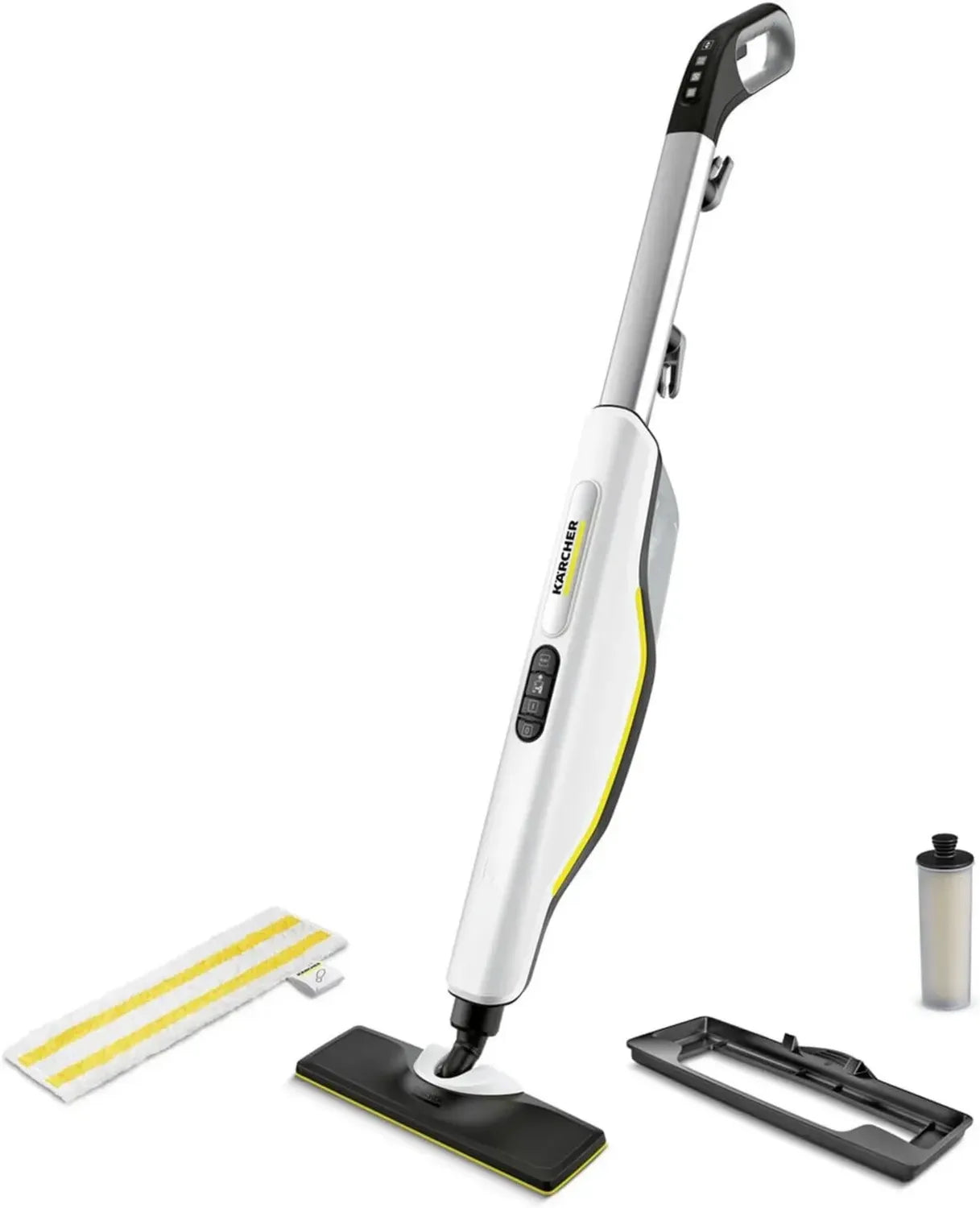Kärcher SC 3 Upright EasyFix Dampfreiniger, 30 Sek. Aufheizzeit, 60 m² Leistung, 0,5 l Tank, 1600 W, inklusive Bodendüse und Teppichgleiter